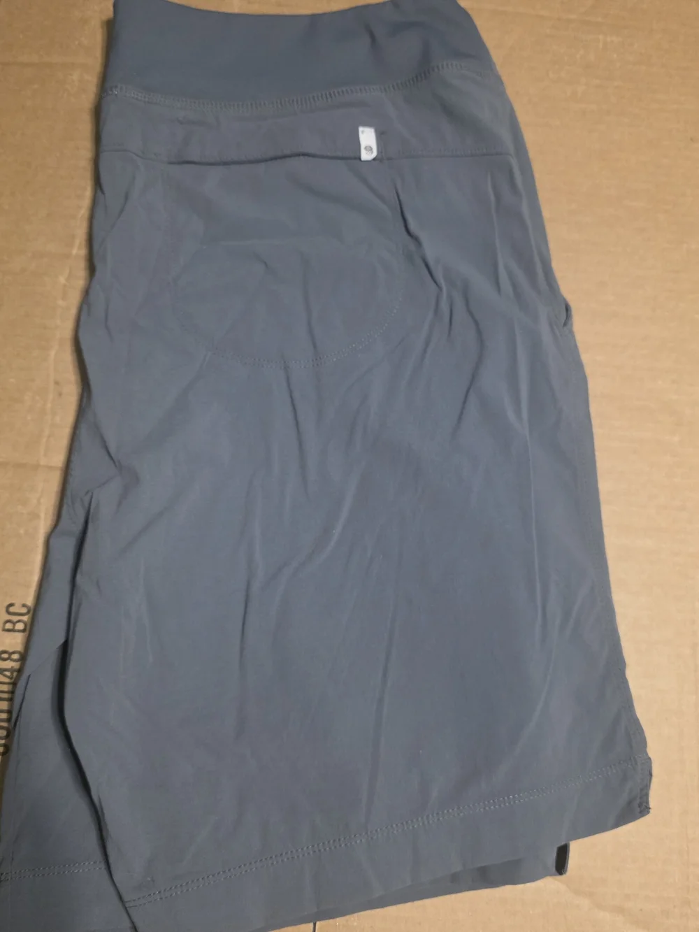 Mountain Hardwear Women's Gray Performance Shorts with Zip Pocket